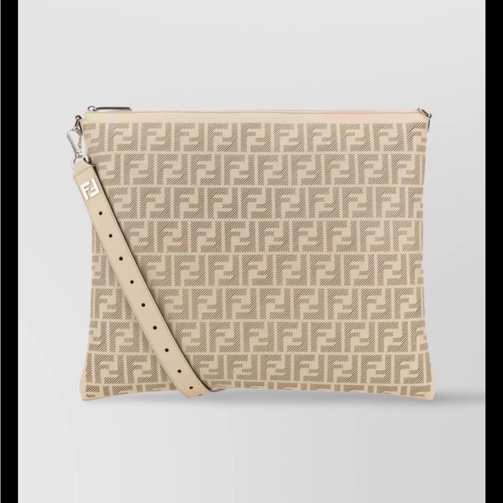 Fendi Beige FF Logo Crossbody Shoulder Bag - worn 5X 
Monogram